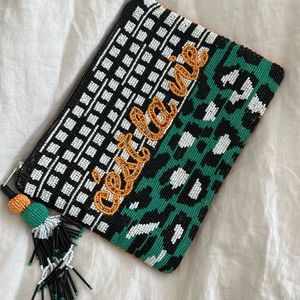 Anthropologie Beaded Clutch